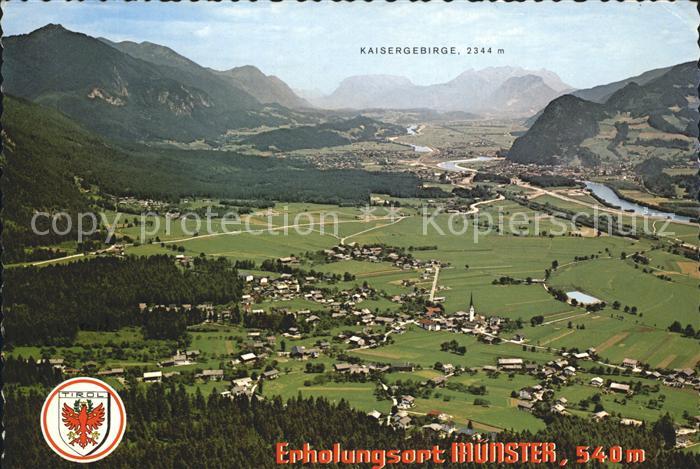 Muenster Tirol Kaisergebirge Fliegeraufnahme