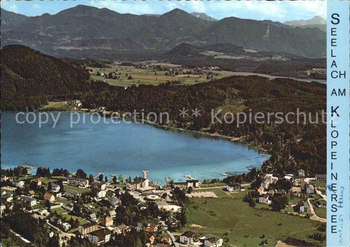 Seelach Klopeinersee Fliegeraufnahme