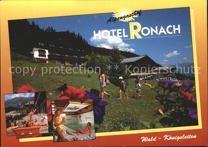 Koenigsleiten Alpengasthof Hotel Ronach