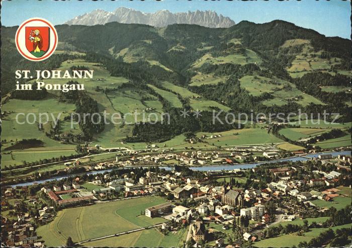 St Johann Pongau Salzburg Hochkoenig Fliegeraufnahme