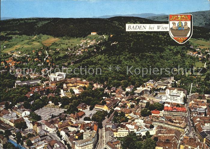 Baden Wien Fliegeraufnahme