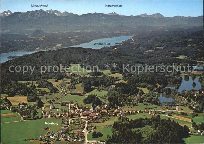 Moosburg Kaernten Woerther See Karawanken Mittagskogel