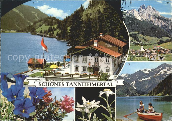 Tannheim Tirol Hotel Alpenhof Haldensee Rotflueh Gimpel Vilsalpsee Rauhorn