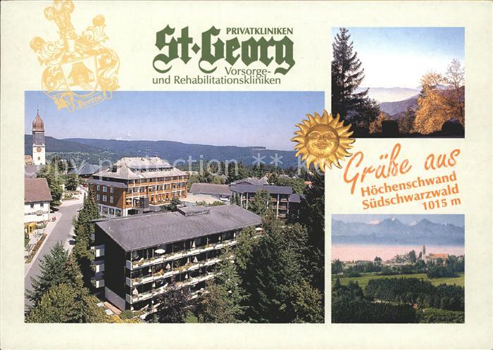 Hoechenschwand Schwarzwald BW St Georg Privatkliniken