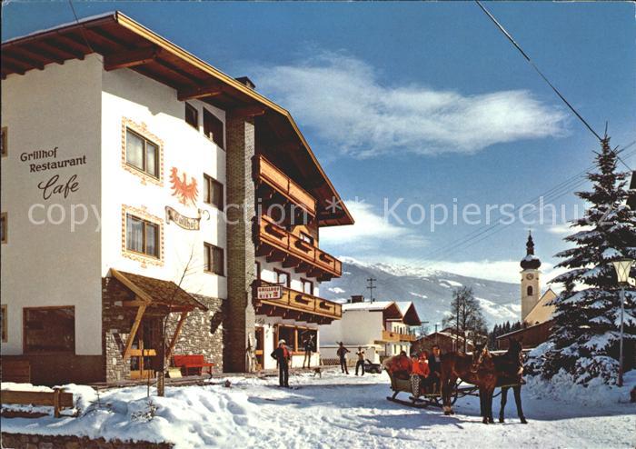 Ried Zillertal Grillhof Pferdeschlitten