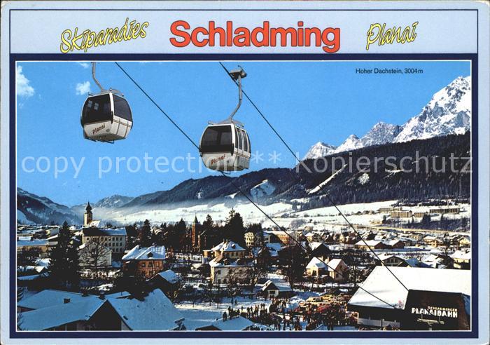 Schladming Obersteiermark Planai Gondelbahn Schladminger Huette