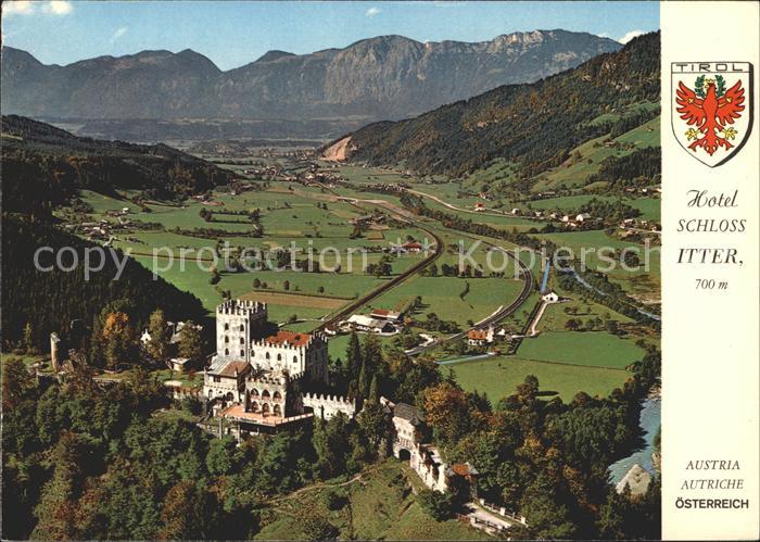 Itter Tirol Schloss Fliegeraufnahme