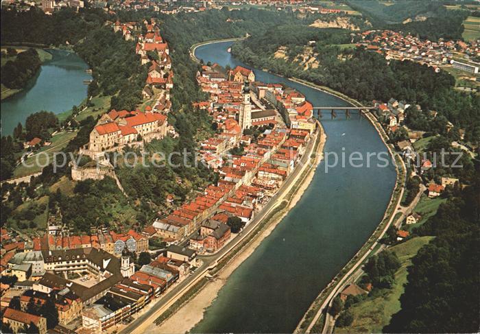 Burghausen Salzach Fliegeraufnahme