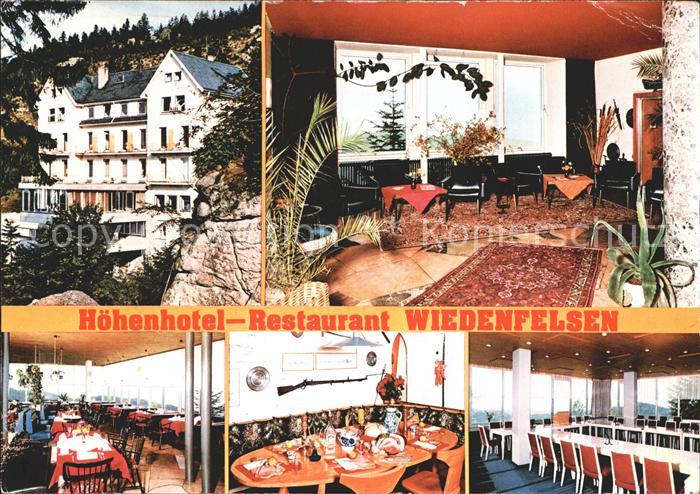 Sand Buehl Hoehenhotel Restaurant Wiedenfelsen