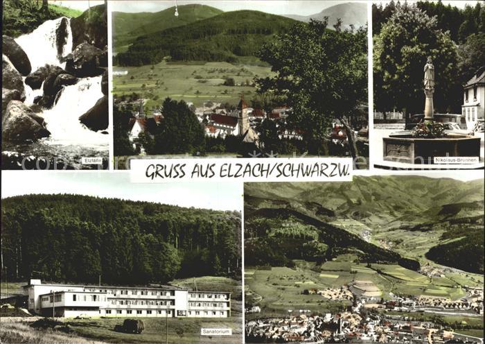 Elzach Sanatorium Nikolaus Brunnen Elzfaelle