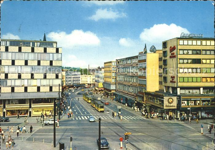 BOCHUM  CITY Strassenbahn Teilansicht