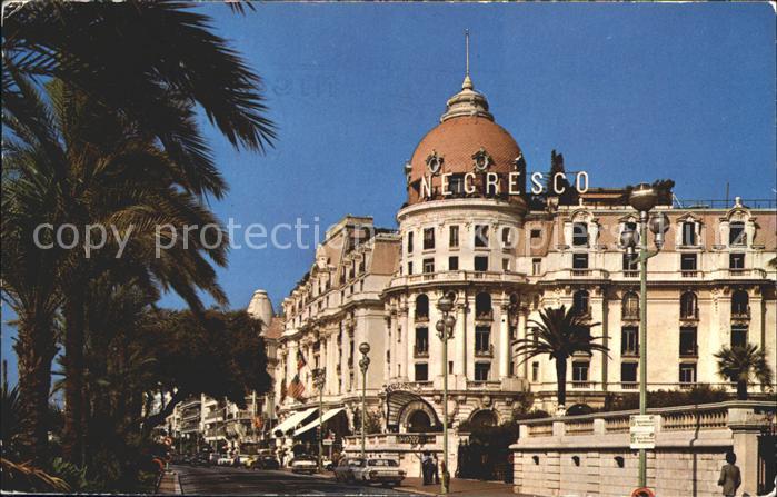 Nice Alpes Maritimes Hotel Negresco Promenade des Anglais