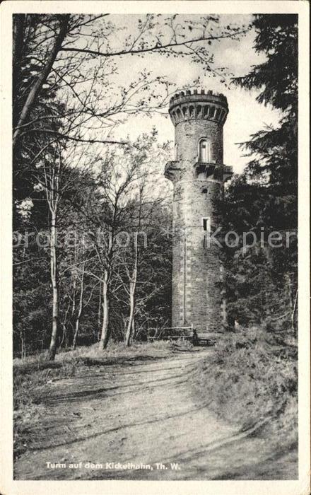 Ilmenau Thueringen Turm auf dem Kickelhahn Aussichtsturm