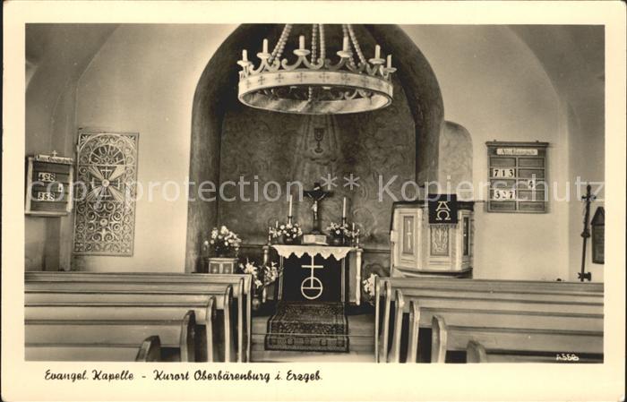 Oberbaerenburg Baerenburg Inneres Evangelische Kirche