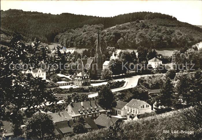 Bruegge Westfalen Ortsansicht mit Kirche
