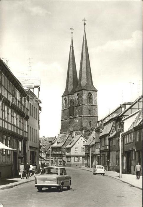 Quedlinburg Harz Poelkenstrasse Nikolaikirche
