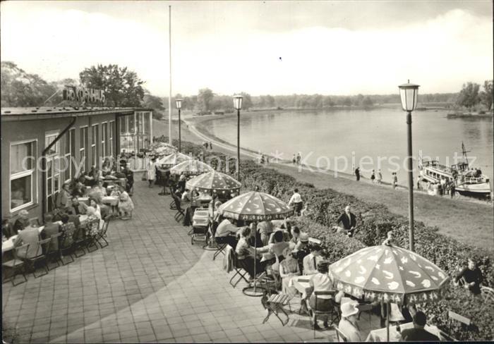 Dessau-Rosslau HO Gaststaette Kornhaus an der Elbe Dampfer Anleger