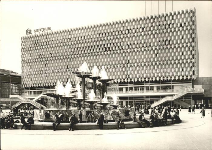 BERLIN CITY Centrum Warenhaus Alexanderplatz Brunnen