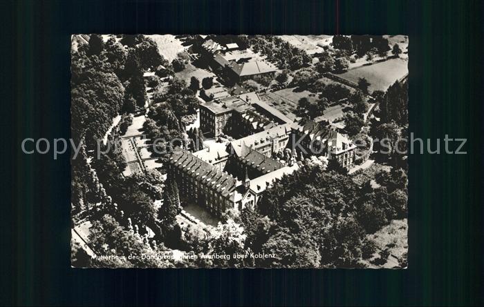 Arenberg Koblenz Mutterhaus der Dominikanerinnen Fliegeraufnahme