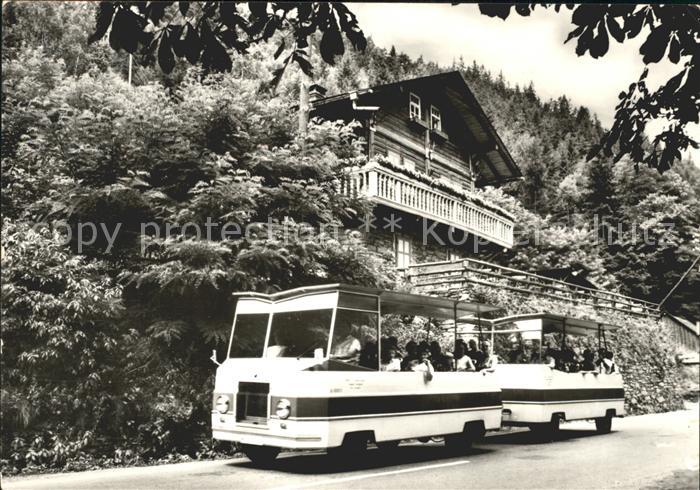 Schwarzburg Thueringer Wald Schwarzaexpress am Schweizerhaus