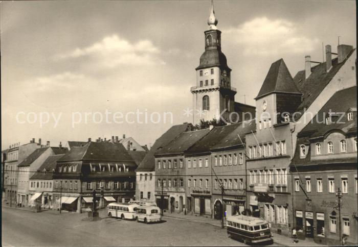 Frankenberg Sachsen Platz der Einheit Kirche
