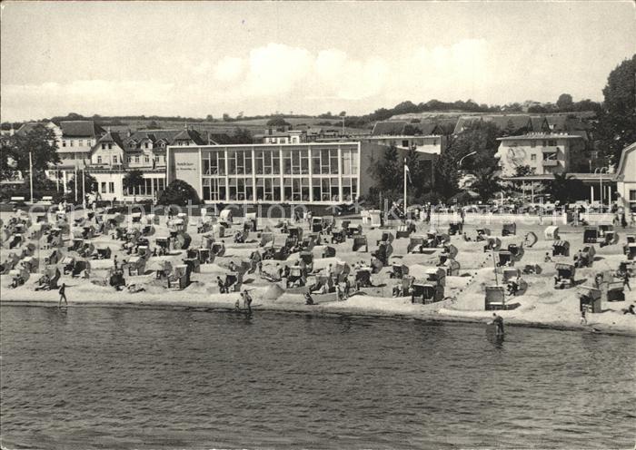 Groemitz Ostseebad Blick zum Strand und Kurmittelhaus