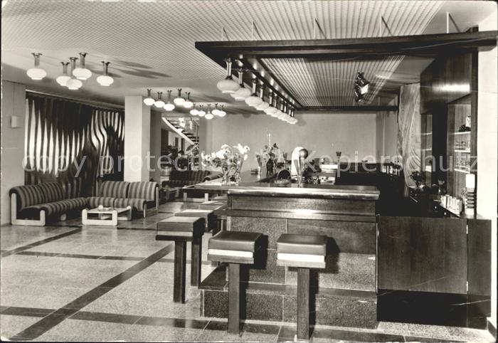 Friedrichsroda Hallenbar FDGB Erholungsheim August Bebel