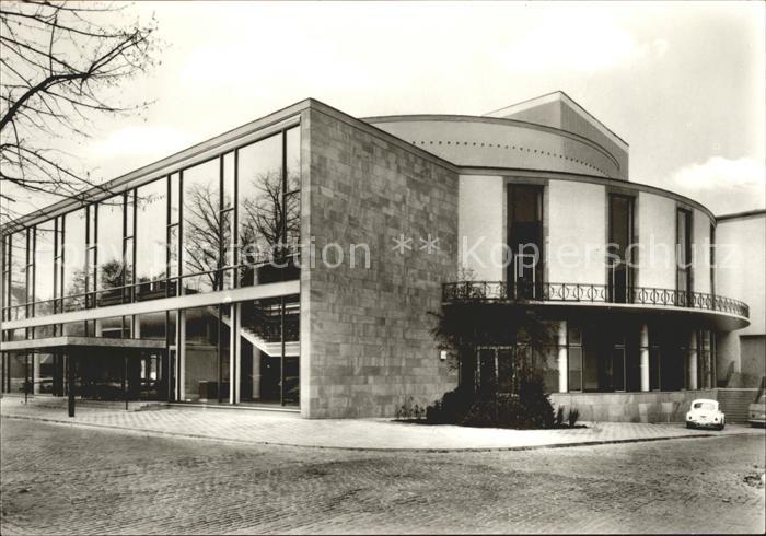 Worms Rhein Staedtisches Spiel und Festhaus Wiederaufbau 1966