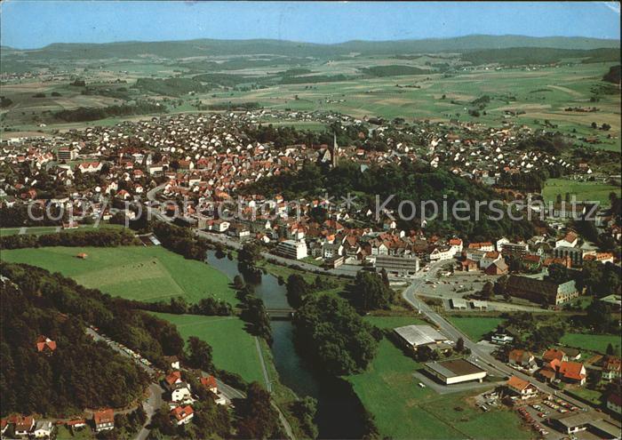 Frankenberg Eder Historische Stadt Fliegeraufnahme