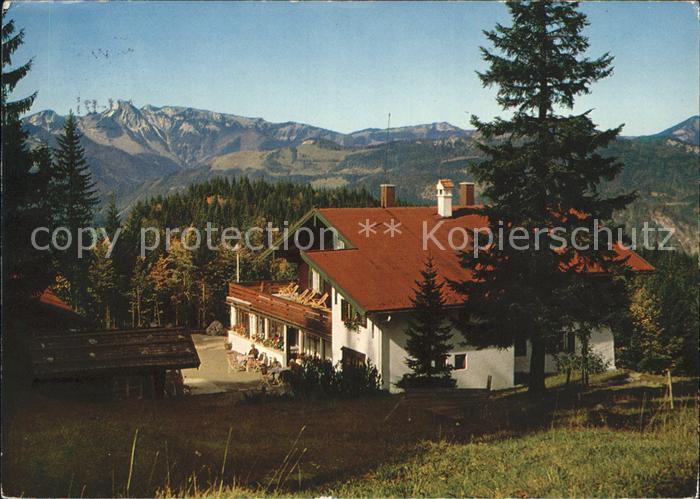 Reit Winkl Alpengasthof Pension Hindenburghuette Alpenpanorama