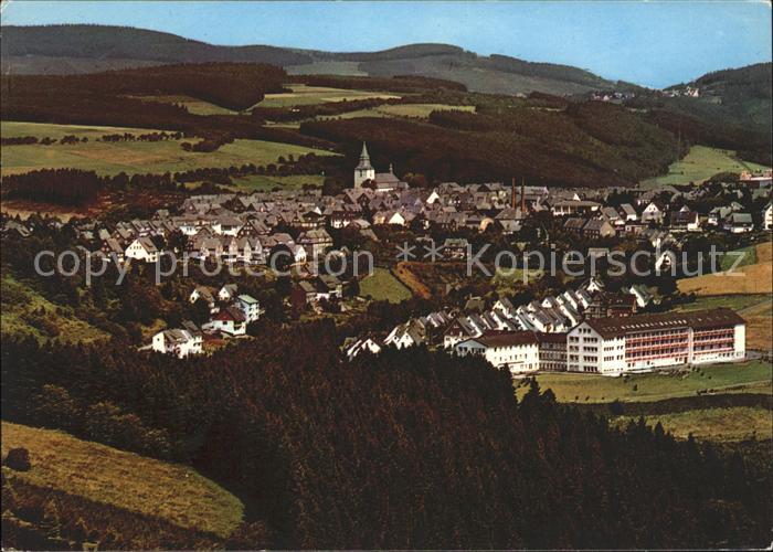 Winterberg Hochsauerland Gesamtansicht Heilklimatischer Kurort