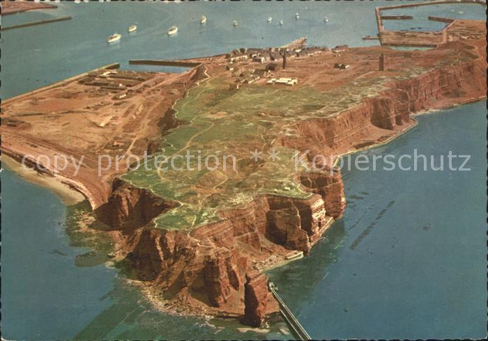 Insel Helgoland Fliegeraufnahme