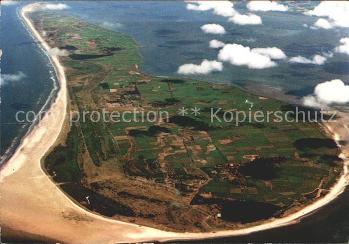 Ameland van 10000 voet hoogte Fliegeraufnahme