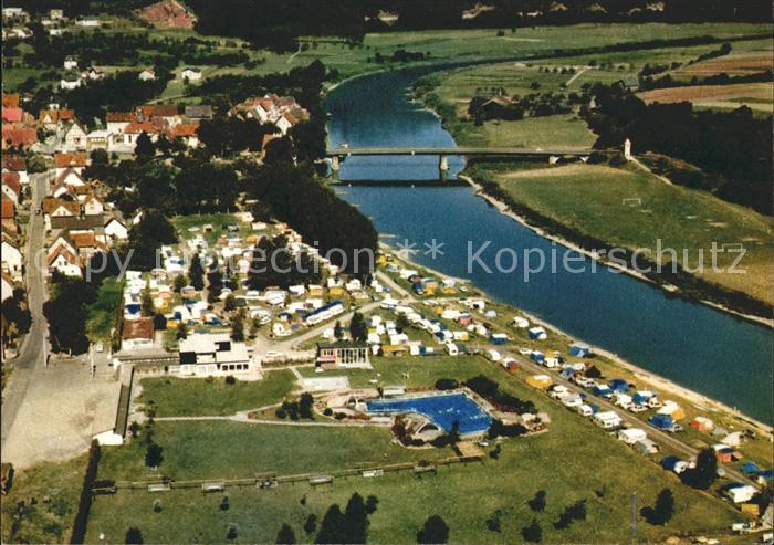 Gieselwerder Luftkurort Oberweserbergland Fliegeraufnahme