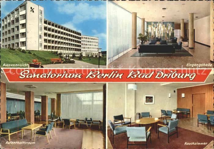 Bad Driburg Sanatorium Berlin Halle Aufenthaltsraum Raucherzimmer