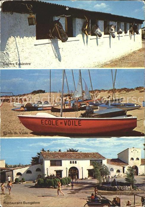 Serignan Plage Centre Equestre Ecole de Voile Restaura