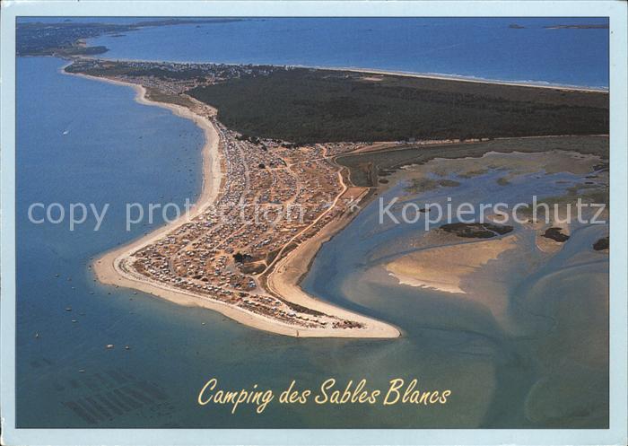 Plouharnel Camping des Sables Blancs vue aerienne