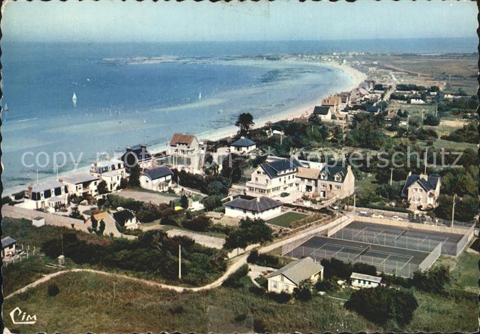 Urville-Nacqueville Vue aerienne sur la Plage