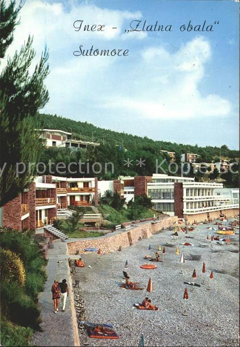 Sutomore Dalmatien Inex Zlatna obala Strand