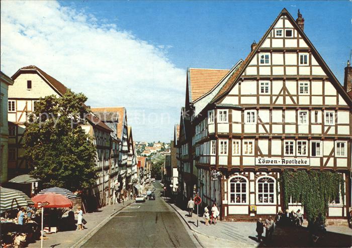 Bad Wildungen Lindenstrasse Altstadt Apotheke Fachwerkhaus