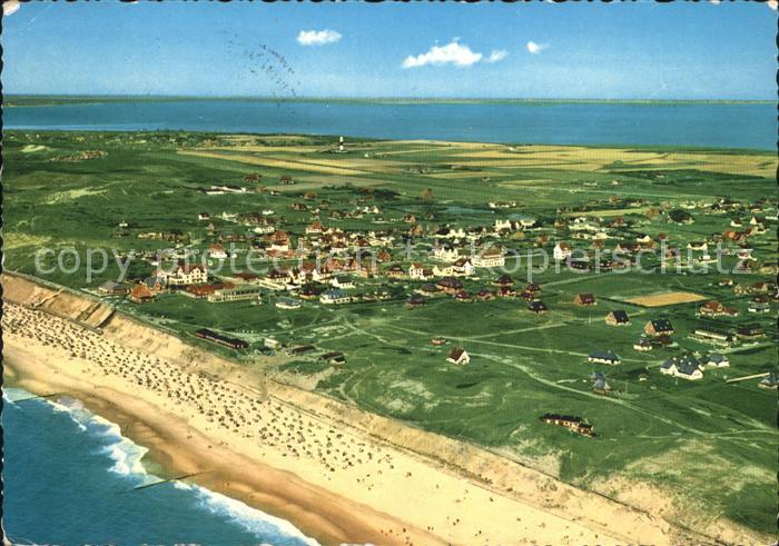 Wenningstedt Sylt Nordseebad Fliegeraufnahme