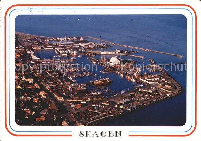 Skagen Havn Hafen Fliegeraufnahme