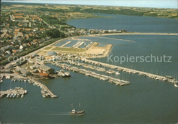 Struer Hafen Fliegeraufnahme