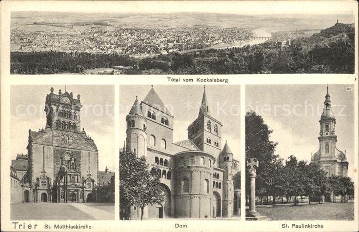 TRIER CITY St. Matthiaskirche Dom St. Pauluskirche