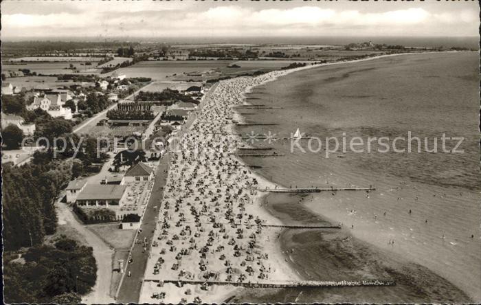 Kellenhusen Ostseebad Fliegeraufnahme mit Strand