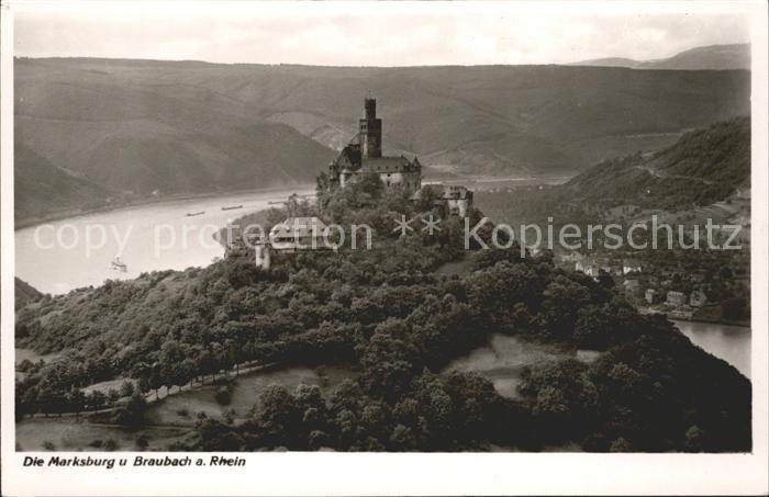 Braubach Rhein Marksburg am Rhein