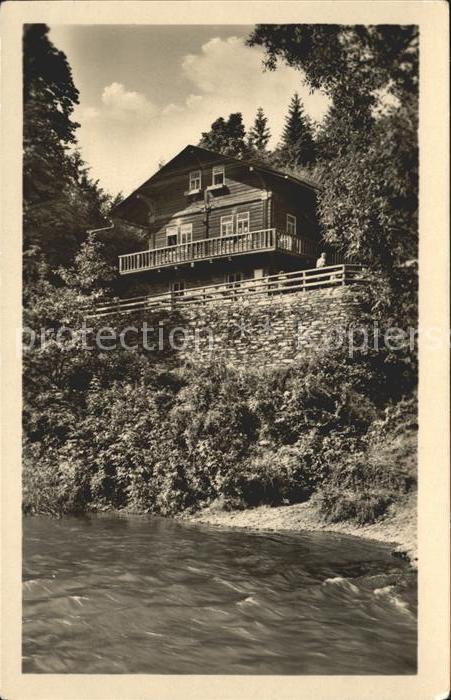 Schwarzburg Thueringer Wald Gasthaus Schweizerhaus im Schwarzatal