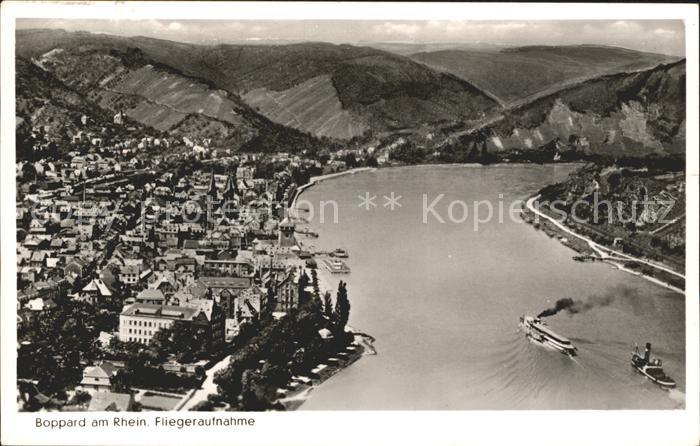 Boppard Rhein Fliegeraufnahme