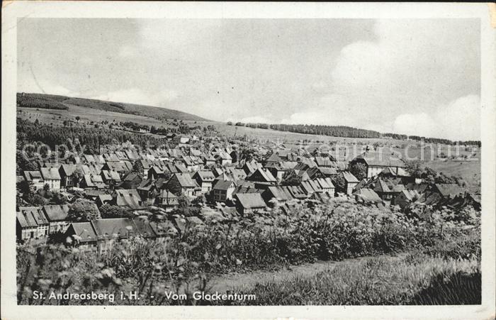St Andreasberg Harz Blick vom Glockenturm
