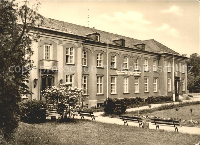 Stollberg Erzgebirge Kulturhaus des Bergbaukrankenhauses